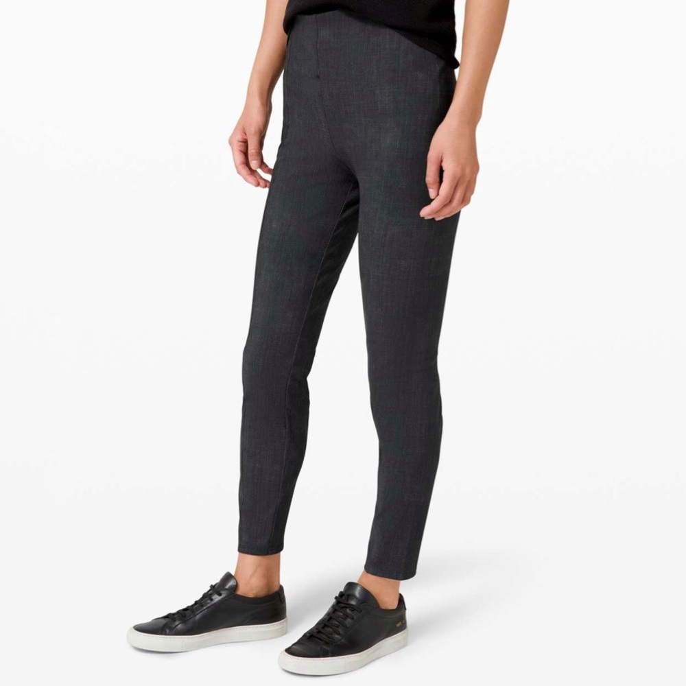 Lululemon | Here to There High-Rise 7/8 Pant Crosshatch Texture Black Multi 2